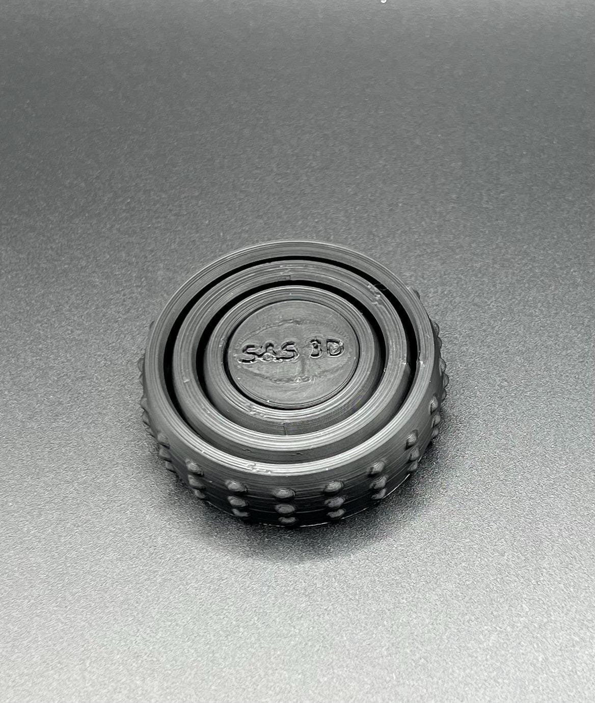 Gyro Spinner Fidget Bundle of Three– 3D-Printed Stress Relief Toys with Optional Dragon Egg Storage
