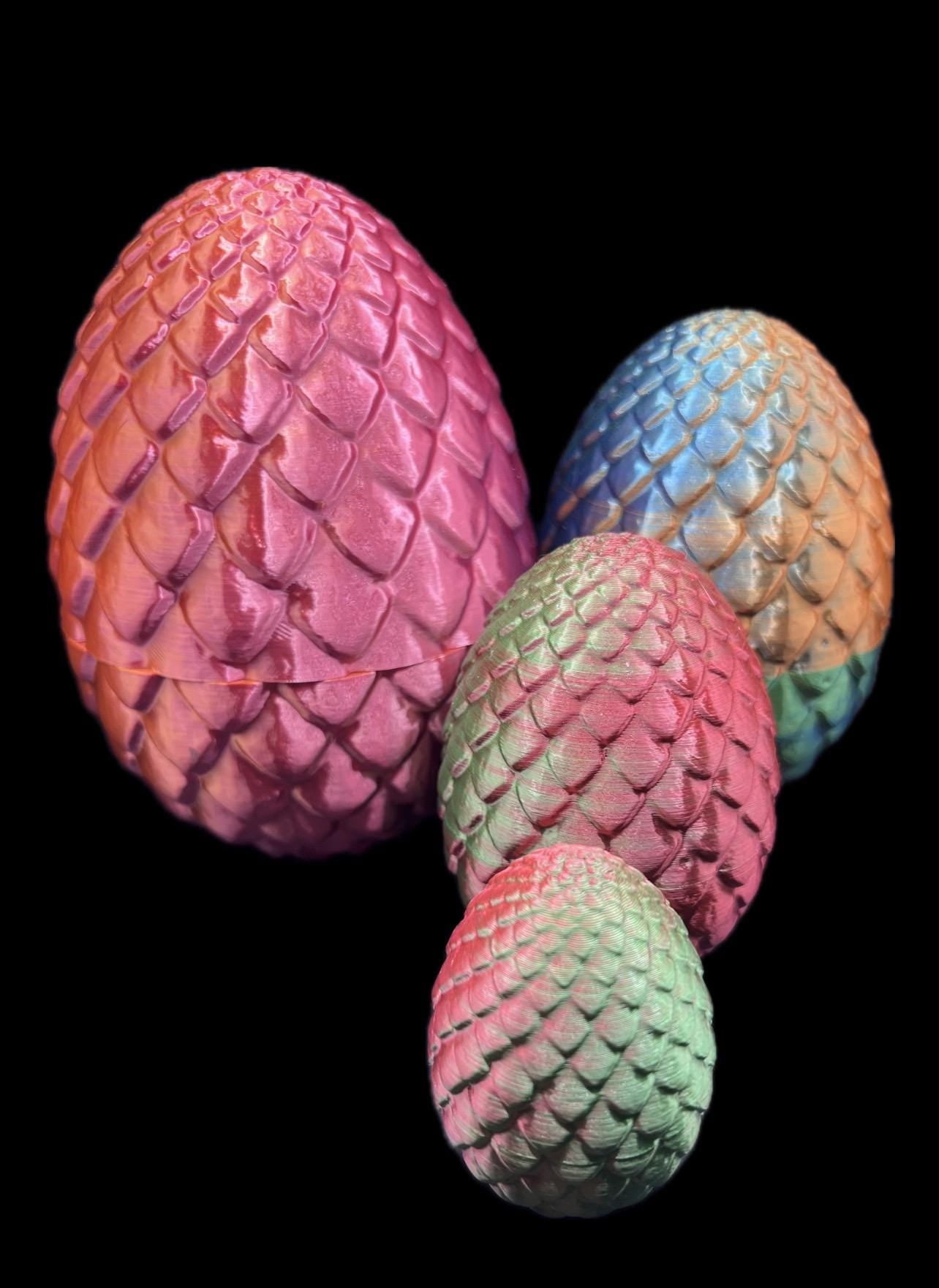 3D-Printed Dragon Egg | Fantasy Décor & Fidget Storage | Unique Gift for Fantasy Lovers | Available in 4 Sizes