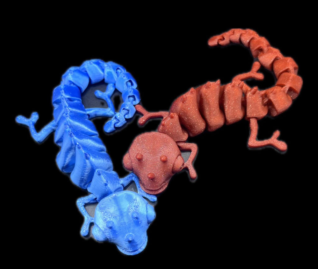 Articulated Gecko | 3D-Printed Fidget Toy | Free Shipping Available