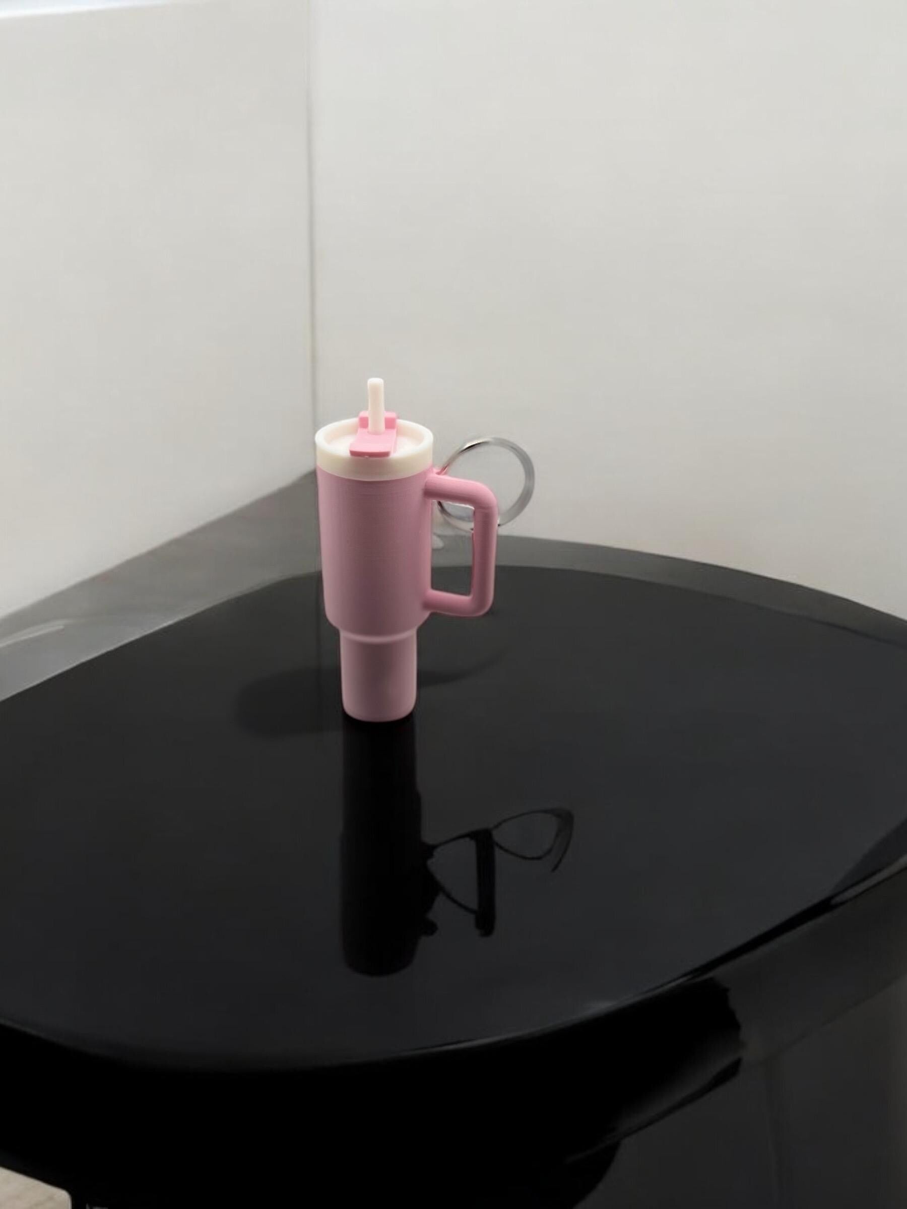 Mini Tumbler Cup Keychains | 3D-Printed Personalized Accessories | Cute Travel Mug Keychain Gift