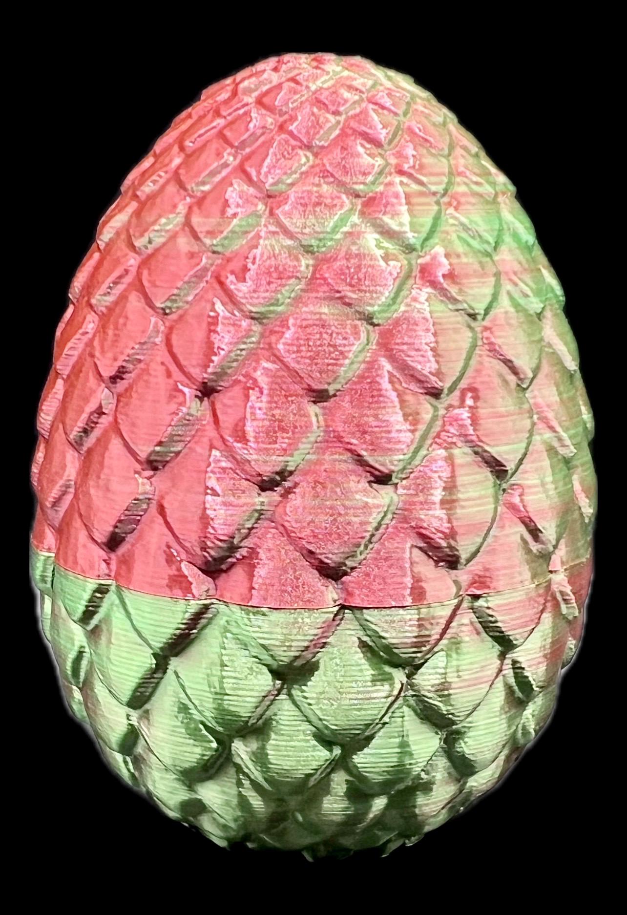 3D-Printed Fully Articulated 24-Inch Snake with Dragon Egg Storage | Flexible Reptile Toy, Fidget, and Fantasy Décor