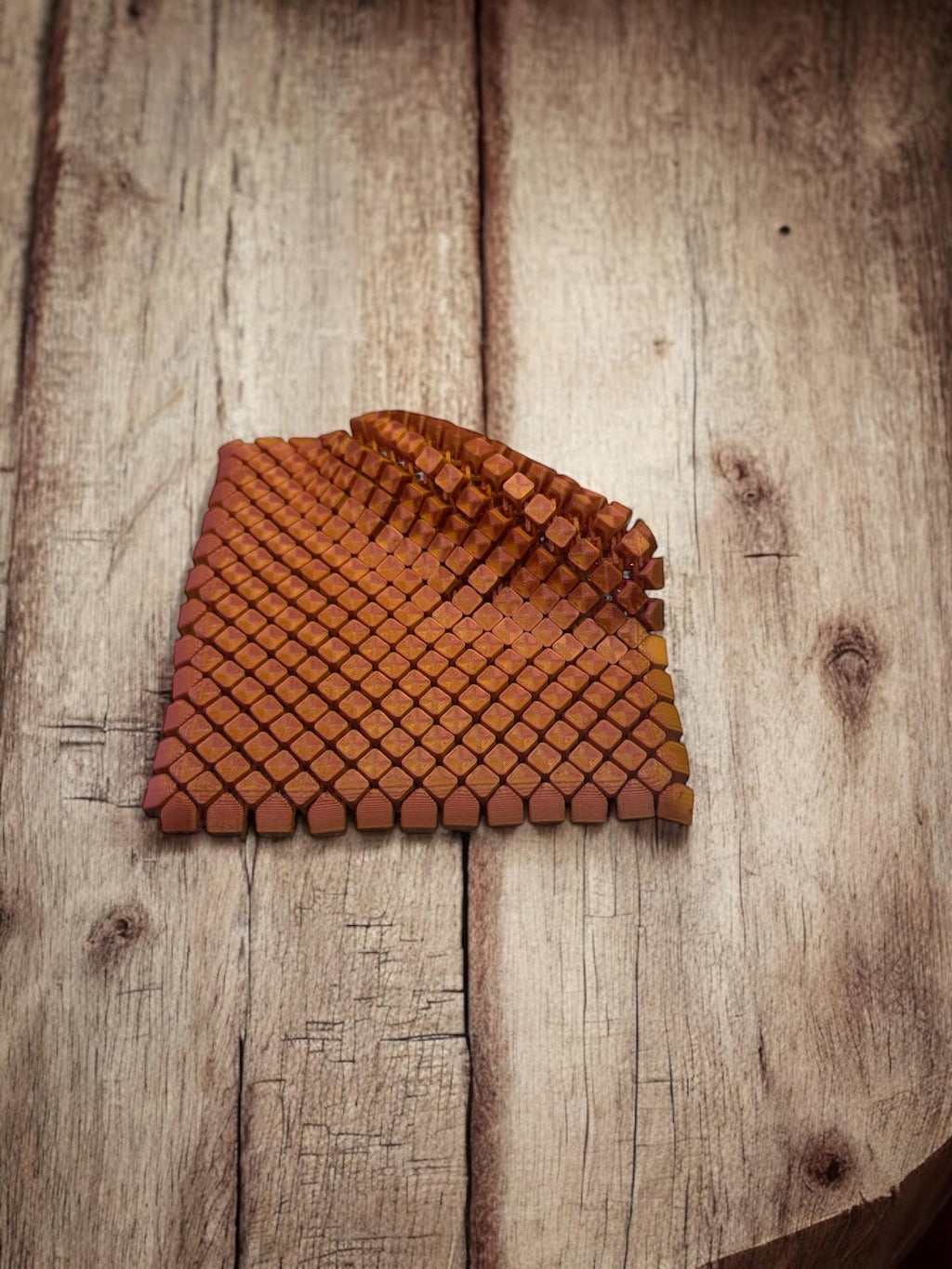 3D Printed Articulated Dragon Scale Fidget Blanket – Flexible Sensory Coaster, Stress Relief Toy, Desk Decor, ADHD Fidget