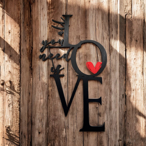 All You Need is Love Wall Decor