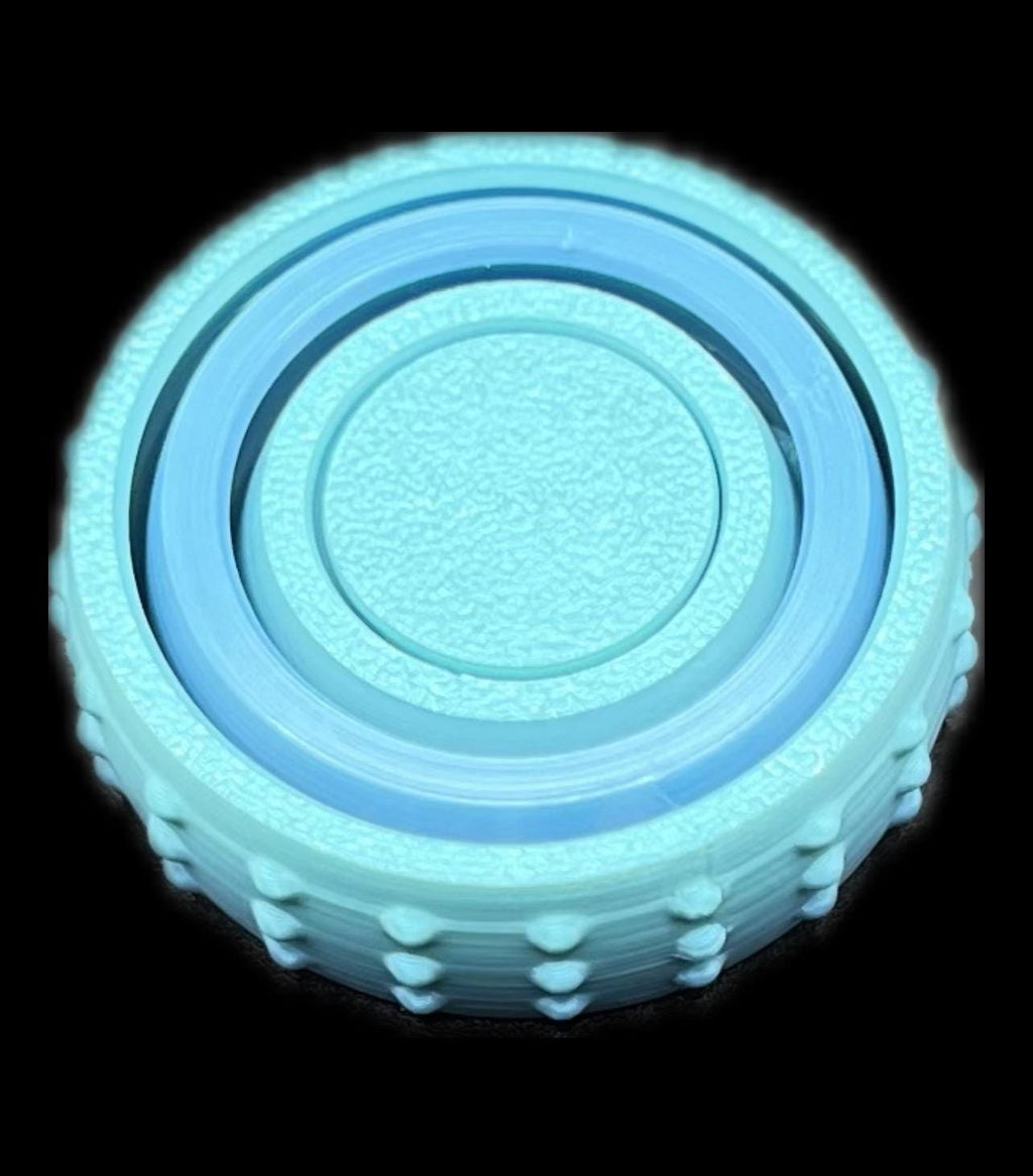 Gyro Spinner Fidget Bundle of Three– 3D-Printed Stress Relief Toys with Optional Dragon Egg Storage