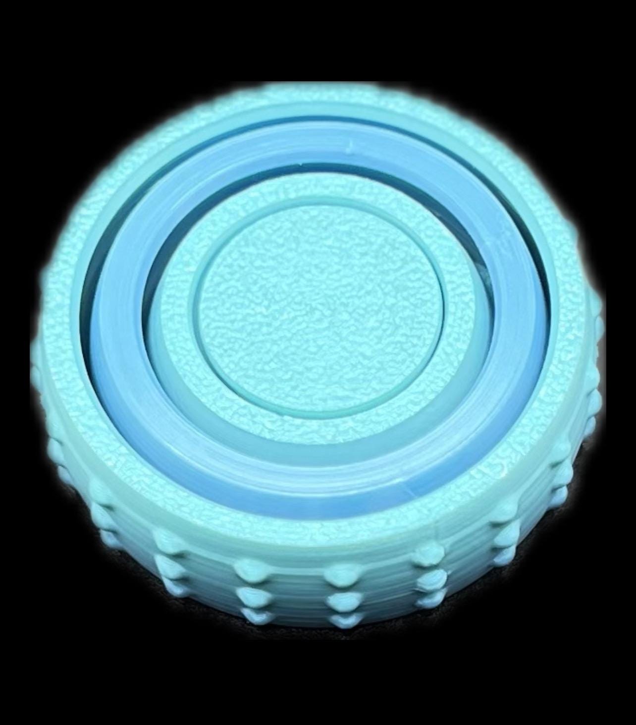 Gyro Spinner Fidget Bundle of Three– 3D-Printed Stress Relief Toys with Optional Dragon Egg Storage