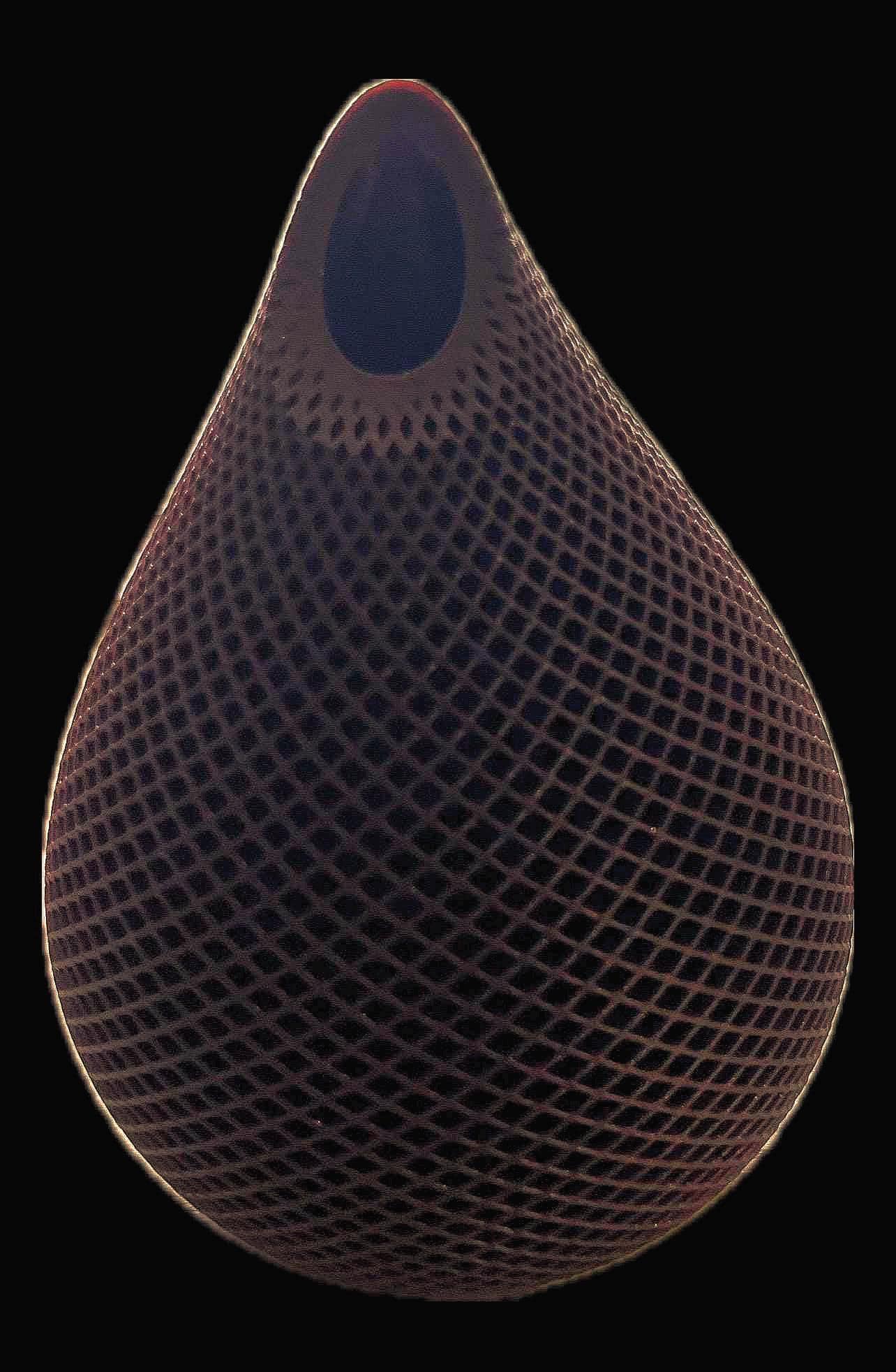 3D-Printed Teardrop Vase with Lattice Design | Modern Home Décor in Multiple Colors