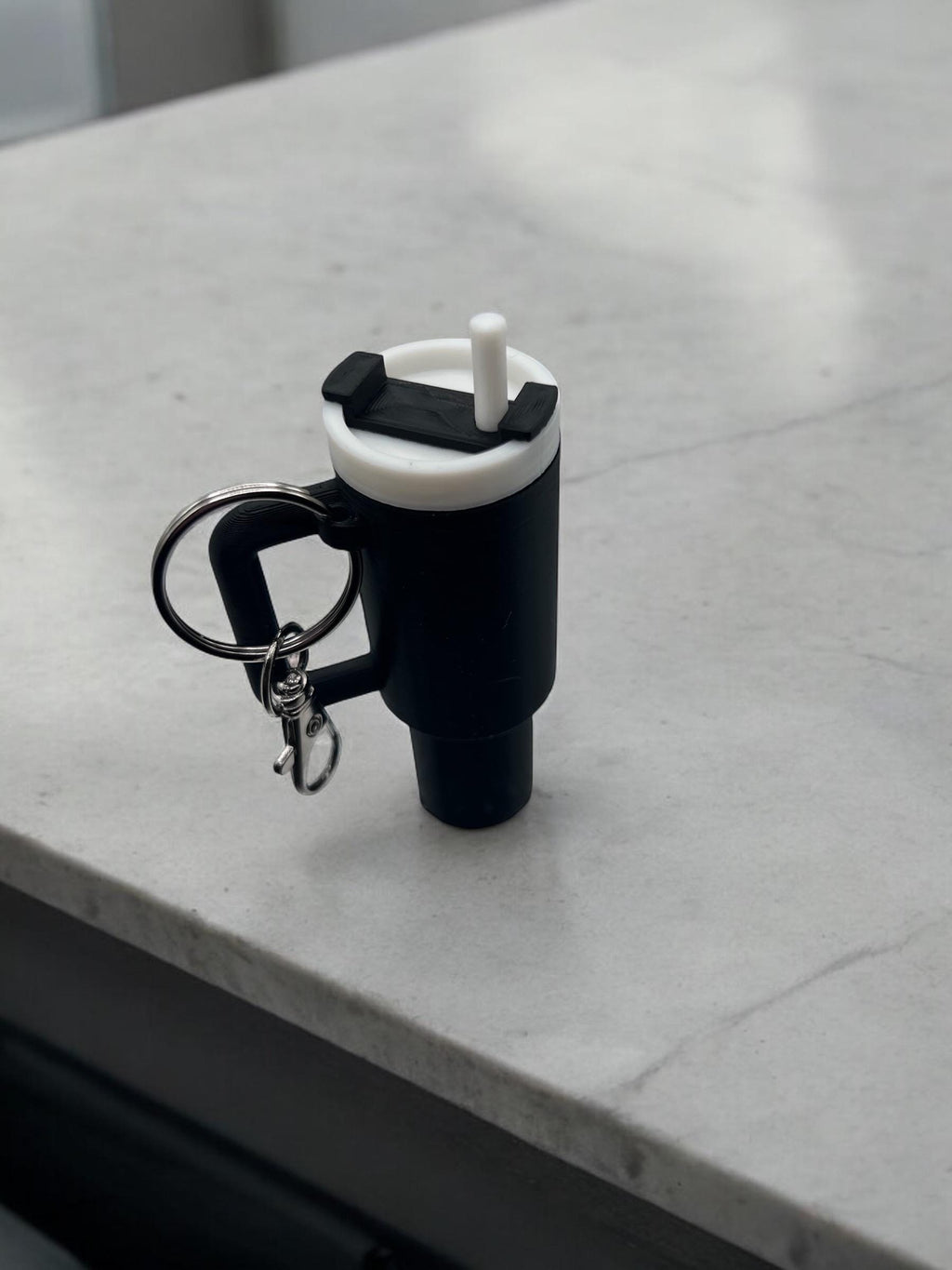 Mini Tumbler Cup Keychains | 3D-Printed Personalized Accessories | Cute Travel Mug Keychain Gift