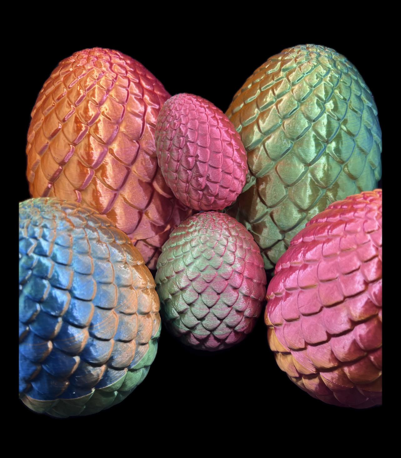 3D-Printed Dragon Egg | Fantasy Décor & Fidget Storage | Unique Gift for Fantasy Lovers | Available in 4 Sizes