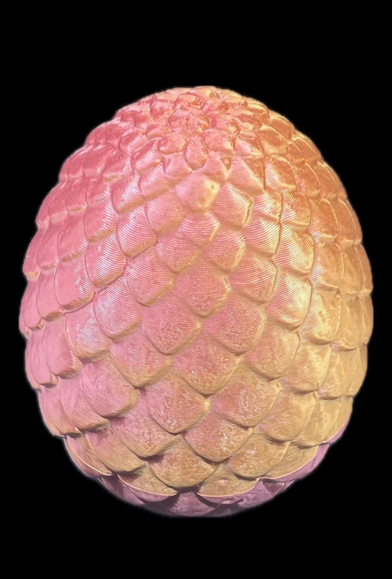 3D-Printed Dragon Egg | Fantasy Décor & Fidget Storage | Unique Gift for Fantasy Lovers | Available in 4 Sizes